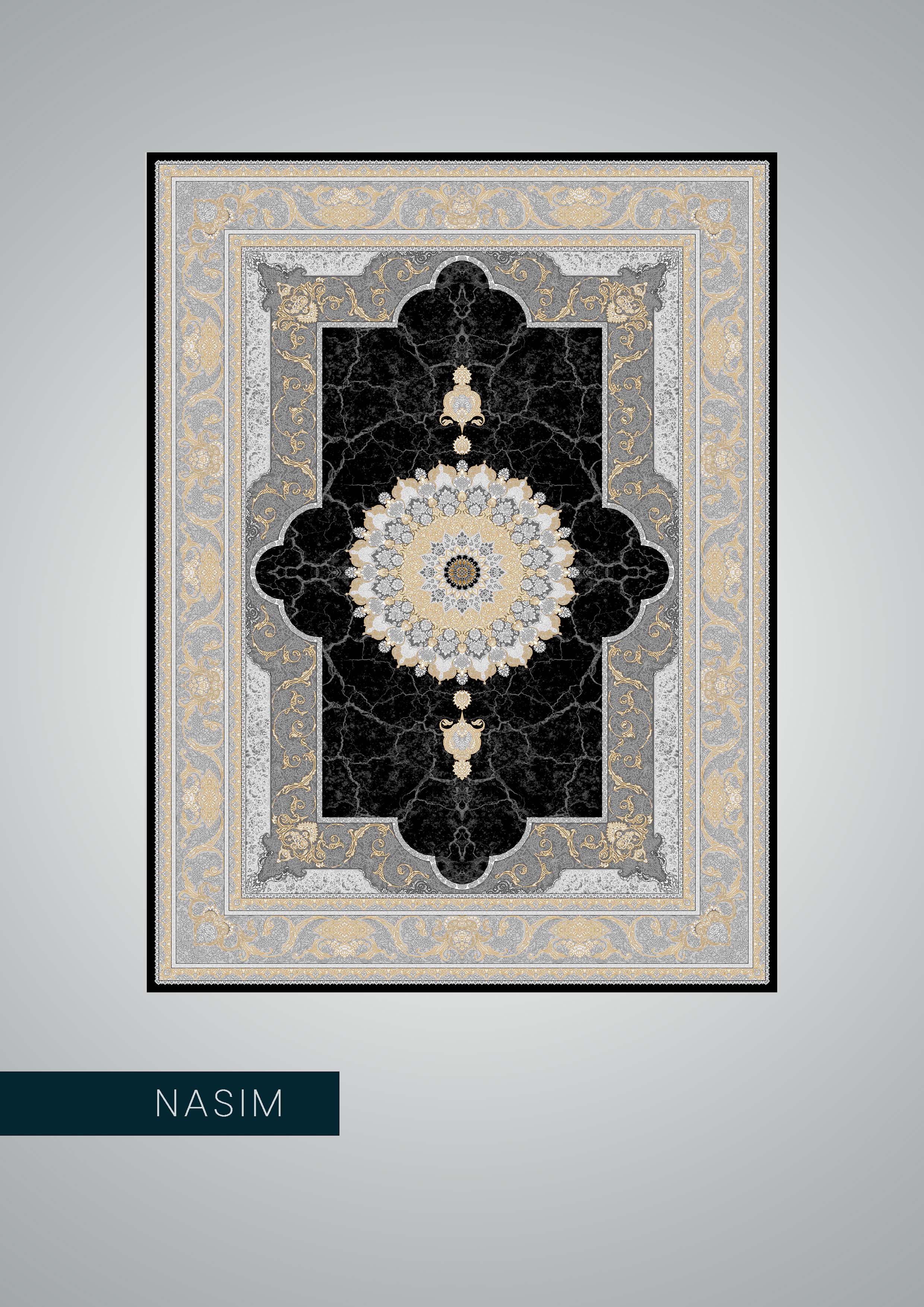 فرش 700 شانه طرح نسیم